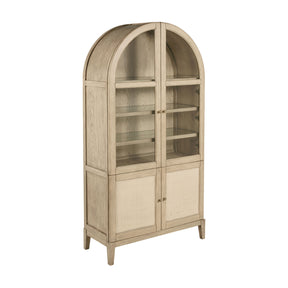 Modern European furniture - 4-Door Cane Display Cabinet - www.oroa.com