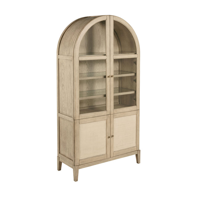 Modern European furniture - 4-Door Cane Display Cabinet - www.oroa.com