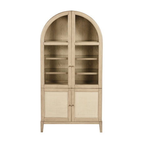 Modern European furniture - 4-Door Cane Display Cabinet - www.oroa.com
