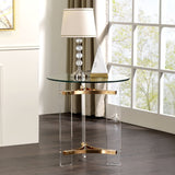 Aurora Gold Round End Table - Catchy - view 2