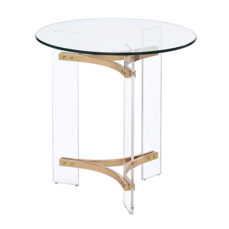 Aurora Gold Round End Table - Catchy - view 3