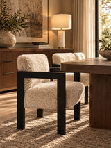 Accent Chair with Wooden Arms | OROA