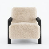 Accent Chair with Wooden Arms | OROA