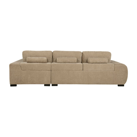 Modern European furniture - Plather Upholstered Sectional Sofa - www.oroa.com