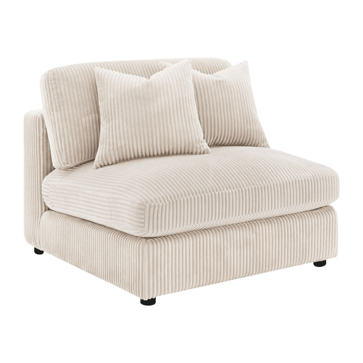 Cassidy Sand Upholstered Sectional Sofa | OROA