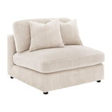 Cassidy Sand Upholstered Sectional Sofa | OROA