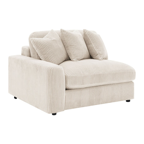 Modern European furniture - Cassidy Sand Upholstered Sectional Sofa - www.oroa.com