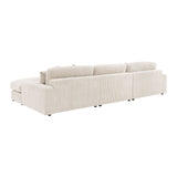 Cassidy Sand Upholstered Sectional Sofa | OROA