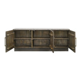 Modern European furniture - Tobacco Grey 3-Door Sideboard Buffet - www.oroa.com
