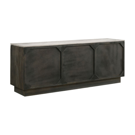 Modern European furniture - Tobacco Grey 3-Door Sideboard Buffet - www.oroa.com