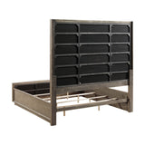 Modern European furniture - Tufted Panel Eastern King Bed - www.oroa.com