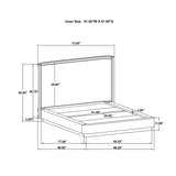 Modern European furniture - Kimpton Beige Oak Queen Bedroom Sets (4) - www.oroa.com