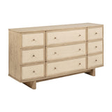 Modern European furniture - Kimpton Beige Oak Queen Bedroom Sets (4) - www.oroa.com