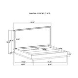 Modern European furniture - Kimpton Beige Oak 4-Piece Eastern King Bed - www.oroa.com