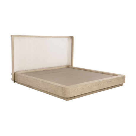 Modern European furniture - Kimpton Beige Oak 4-Piece Eastern King Bed - www.oroa.com