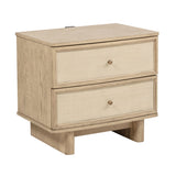 Modern European furniture - Kimpton Beige Oak 4-Piece Eastern King Bed - www.oroa.com