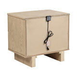 Modern European furniture - Kimpton Beige Oak 4-Piece Eastern King Bed - www.oroa.com