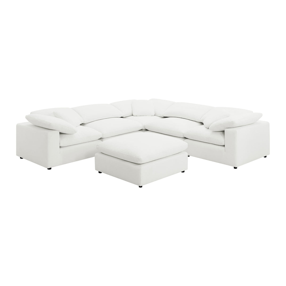 Segoura Ivory Upholstered Modular Sofa | OROA
