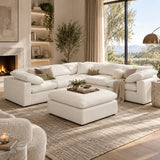 Segoura Ivory Upholstered Modular Sofa | OROA