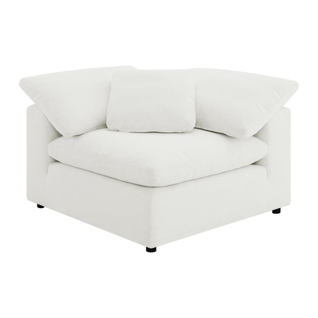 Modern European furniture - Segoura Ivory Upholstered Modular Sofa - www.oroa.com