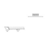 Light Brown Floating Shelves Wall Decor (2) | OROA