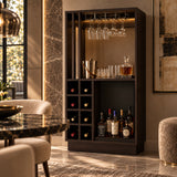 Dark Oak Bar Cabinet | OROA