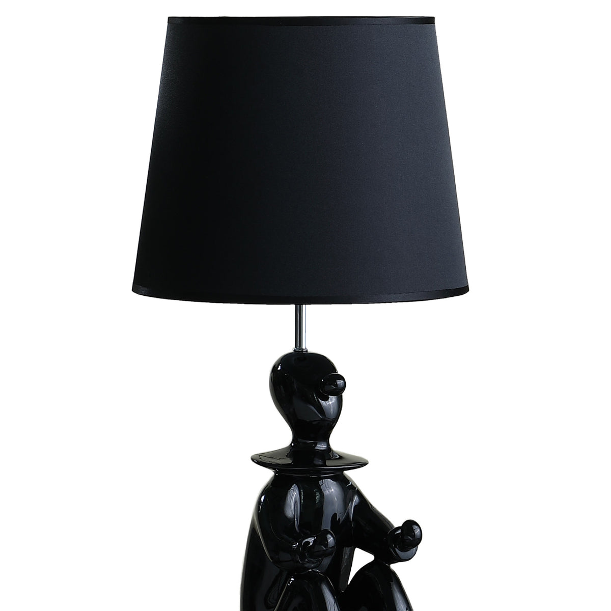 Black Modern Clown Table Lamp by OROA