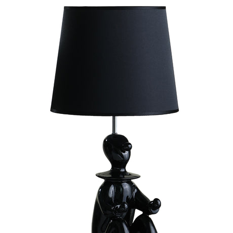 Black Modern Clown Table Lamp by OROA