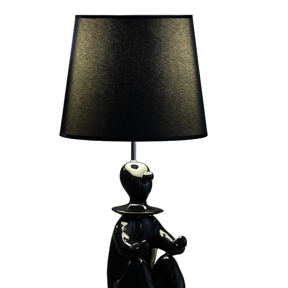 Black Modern Clown Table Lamp by OROA