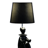 Black Modern Clown Table Lamp by OROA