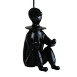Black Modern Clown Table Lamp by OROA