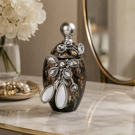Black Decorative Jewelry Box | OROA