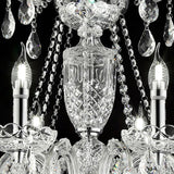 Silver Crystal 8-Led Light Chandelier | OROA