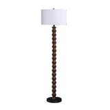 Modern European furniture - Coastal Littoral Wood Inspired Floor Lamp - www.oroa.com