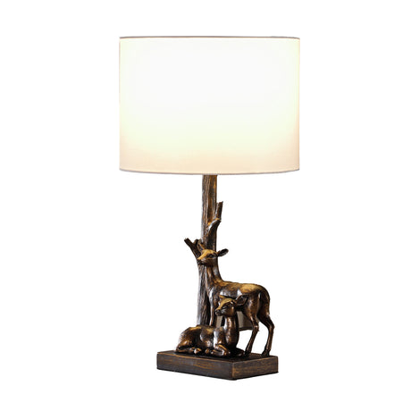 Modern European furniture - Roe Deers Polyresin Table Lamp - www.oroa.com