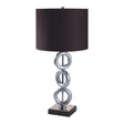 Silver 3-Ring Table Lamps (2) by OROA