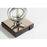 Silver 3-Ring Table Lamps (2) by OROA