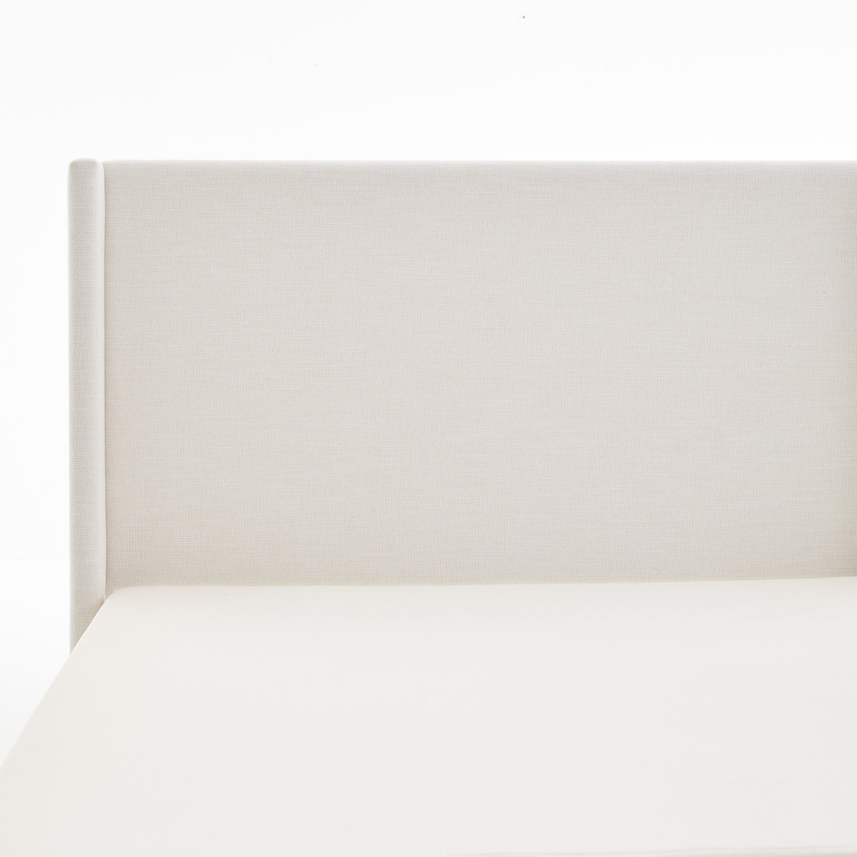 Ivory Upholstered Wingback Bed | OROA