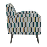 Darien Stripe Pattern Accent Armchair | OROA