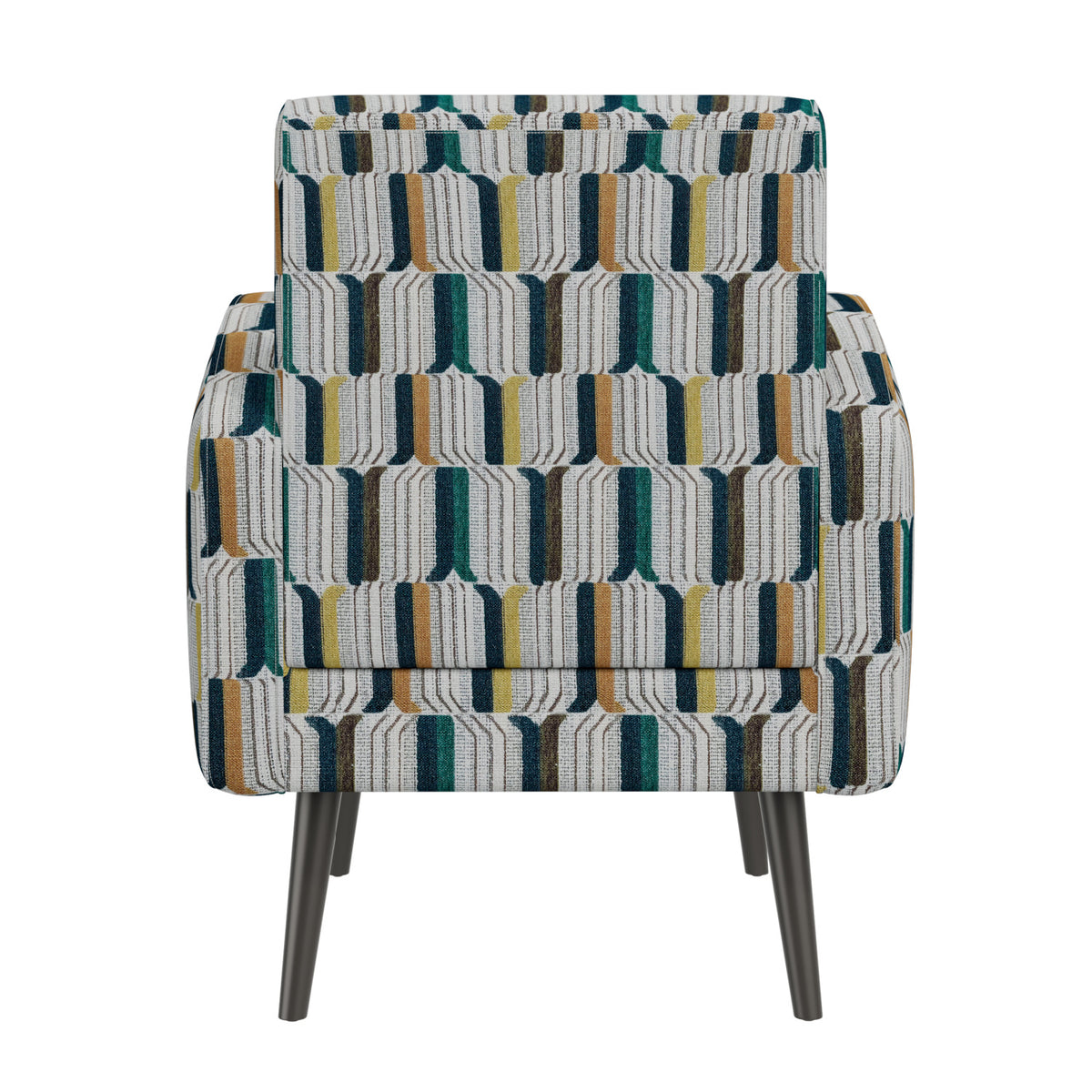 Darien Stripe Pattern Accent Armchair | OROA