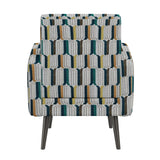 Darien Stripe Pattern Accent Armchair | OROA