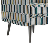 Darien Stripe Pattern Accent Armchair | OROA
