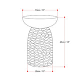 Modern European furniture - Solid Mango Accent Table - www.oroa.com