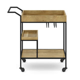 Barnes Natural Bar Cart | OROA