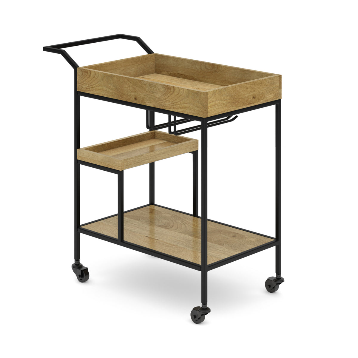 Barnes Natural Bar Cart | OROA