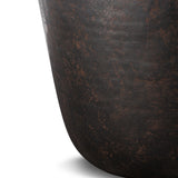 Round Black Metal Side Table | OROA