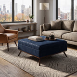 Square Coffee Table Storage Ottoman | OROA