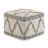 18" Square Woven Pouf | OROA