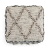 18" Square Woven Pouf | OROA