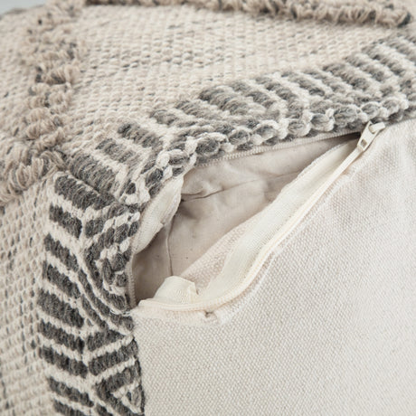 18" Square Woven Pouf | OROA